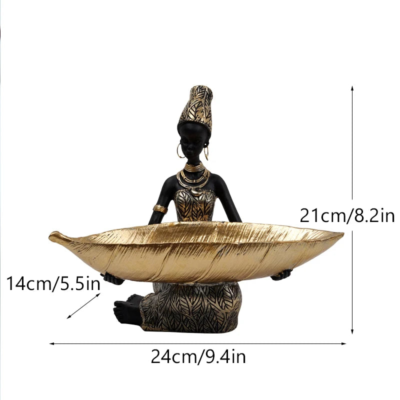 Estatueta Mulher Africana