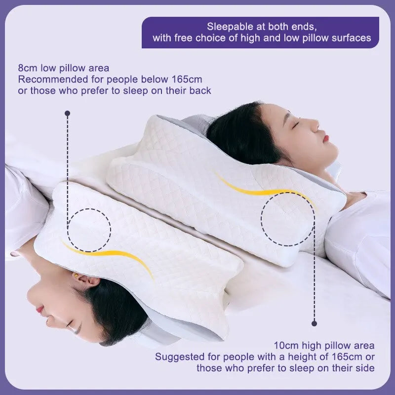 Travesseiro ortopédico para coluna cervical / ombros