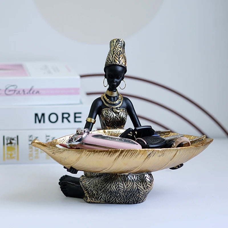Estatueta Mulher Africana