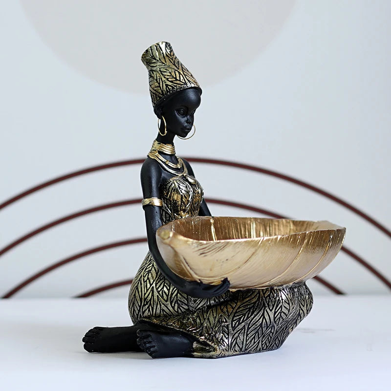 Estatueta Mulher Africana